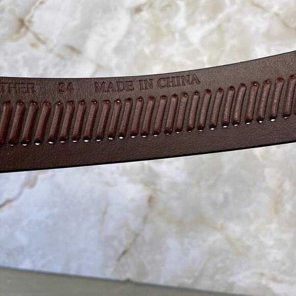 Men’s leather belt - Picture 4 of 6